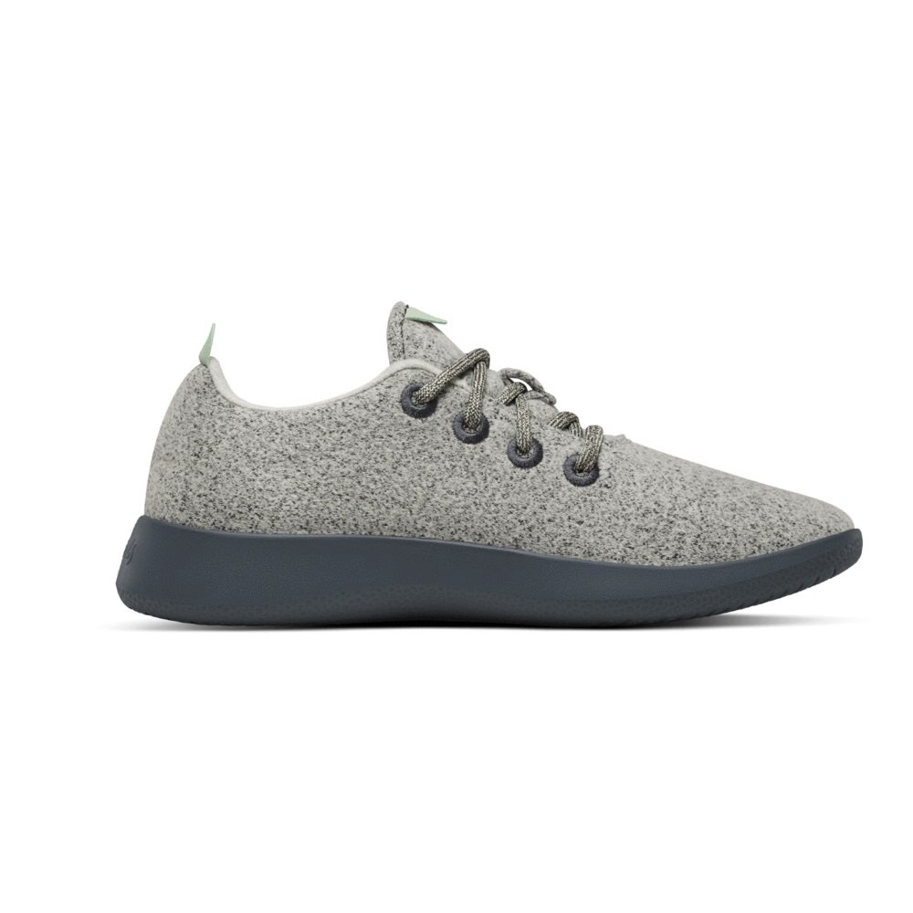 Allbirds Men\'s Sneakers Dark Grey - Wool Runners - 93087WPDT